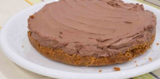 Preparo la crostata alla nutella croccantissima, ma zero forno la metto in frigo crostata alla nutella