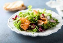 insalata con salmone