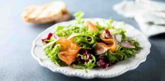 insalata con salmone