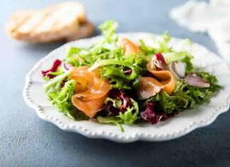 insalata con salmone
