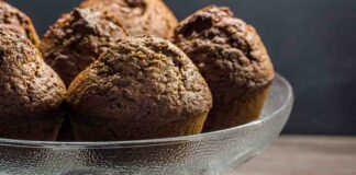 muffin banana e cioccolato