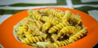 pasta con i carciofi