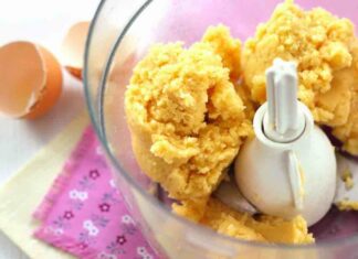 pasta frolla nell'impastatrice