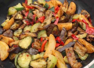 melanzane e peperoni