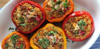 Peperoni ripieni di riso | aspettando i pomodori peperoni ripieni