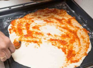 Pizza con farina di semola | extra croccante pizza con farina di semola