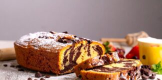 plumcake marmorizzato