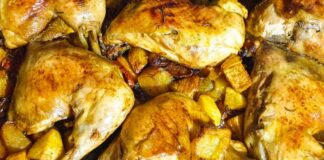 Stasera per cena con una decina di euro faccio mangiare tutti, prova il pollo così pollo e patate