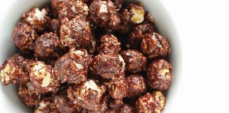Ho scoperto la ricett dei pop corn al cioccolato | e chi li molla più pop corn al cioccolato