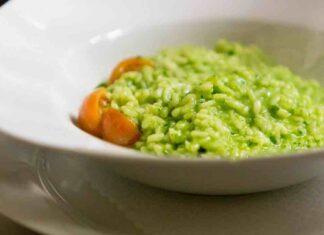 Risotto verde | elegante, buono e raffinato | pronto in 10 minuti risotto verde