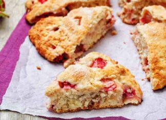 torta di frolla e fragole