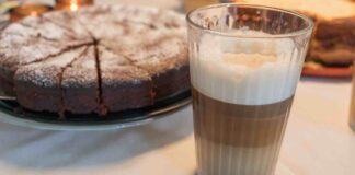 torta al cappuccino