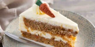 torta di carote glassata