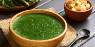 vellutata di spinaci