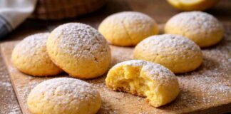 Biscotti al limone cuore morbido - RicettaSprint