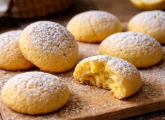 Biscotti al limone cuore morbido - RicettaSprint