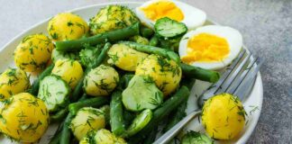 Quando la dispensa è vuota ma la cena è salva: patate, fagiolini e uova sode Fagiolino patate e uova - RicettaSprint