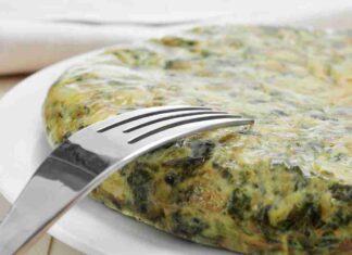 Frittata di spianaci e patate - RicettaSprint