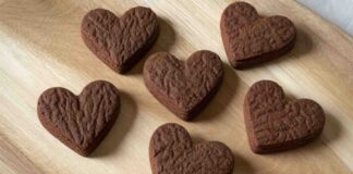 Biscottini al cacao ma senza burro, friabili allo stesso modo, ma molto più leggeri biscottini al cacao