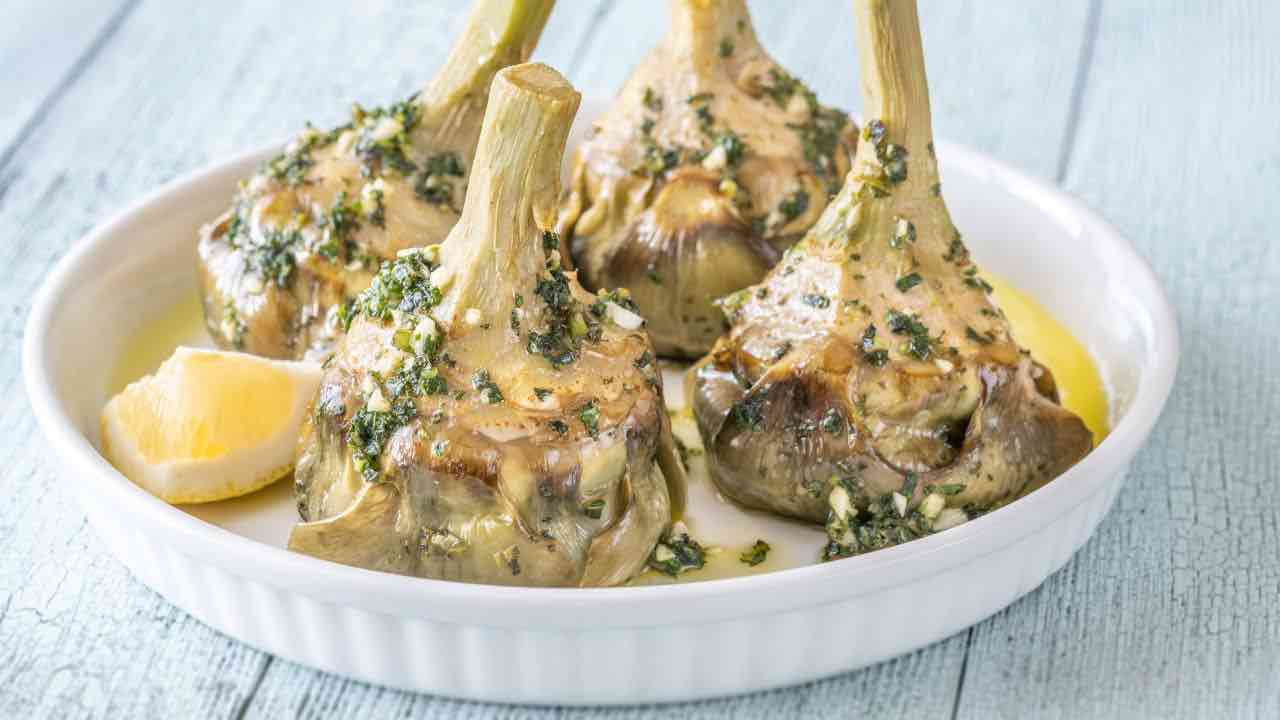 carciofi alla romana