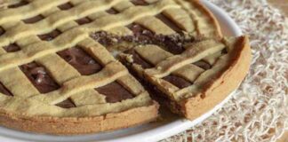 crostata al cioccolato di pasqua