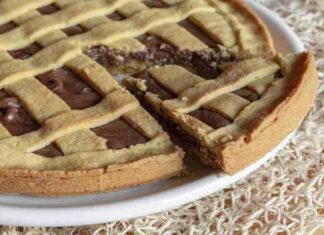 crostata al cioccolato di pasqua