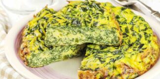 frittata di spinaci