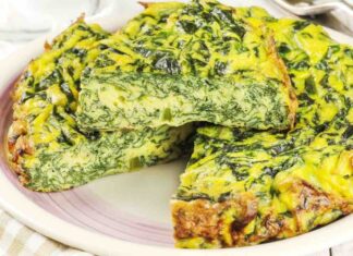 frittata di spinaci