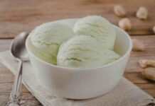 Preparo un gelato al pistacchio senza gelatiera, ti sembrerà di stare in sicilia gelato al pistacchio