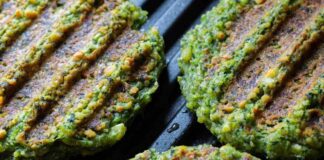 burger di ceci e spinaci ricettasprint.it