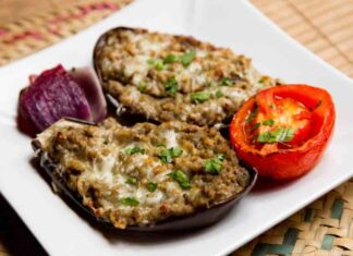 melanzane ripiene di carne