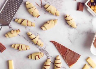 minicroissant al cioccolato