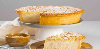 Torta della nonna super leggera, senza latte e uova torta della nonna leggera