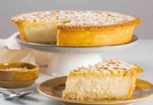 Torta della nonna senza latte e uova | ricetta super top torta della nonna ricetta