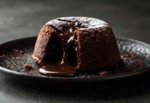 Tortino al cioccolato pronto in soli 10 minuti, meglio di quello al ristorante tortino al cioccolato