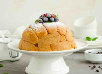 Faccio uno zuccotto primaverile extra fresco, panna e frutti di bosco zuccotto 1