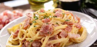 pasta con il prosciutto