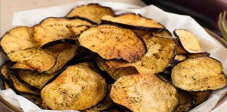 chips di melanzane