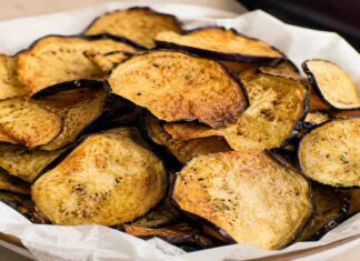 chips di melanzane