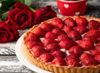 crostata di fragole