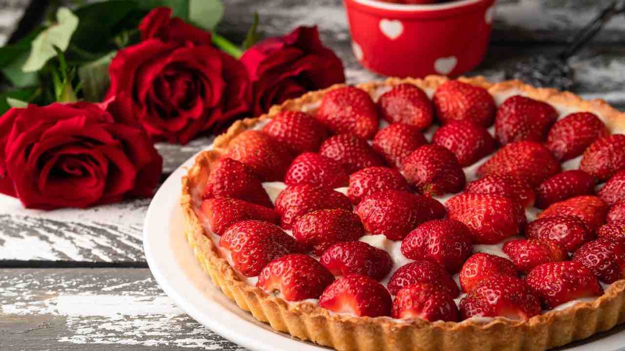 crostata di fragole