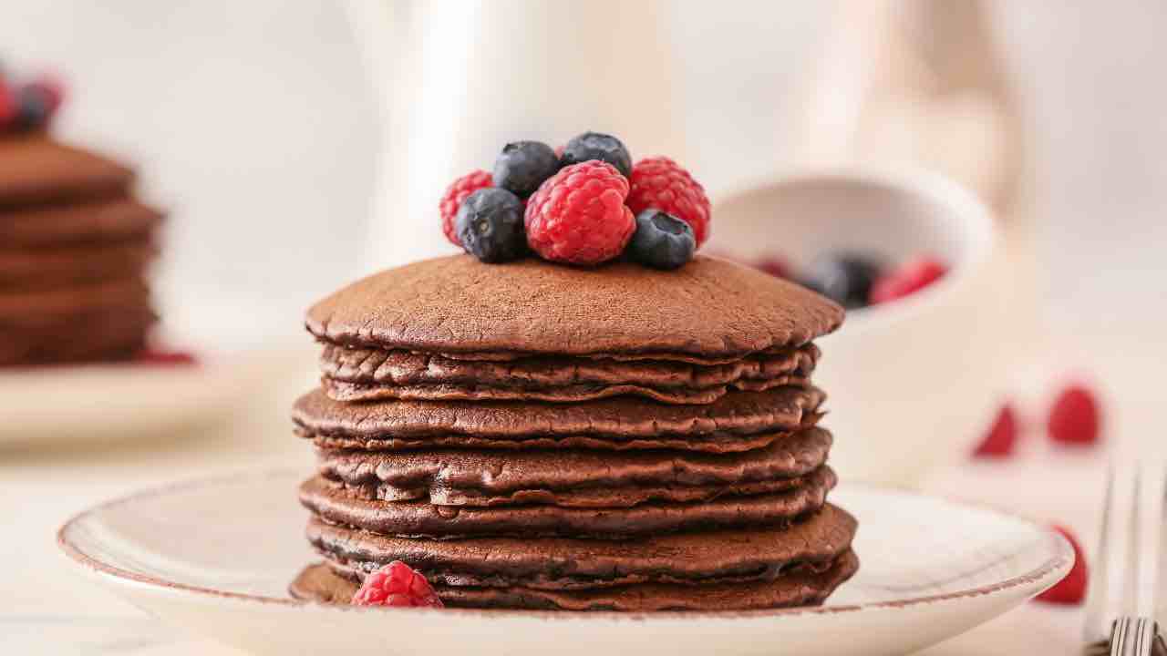 pancake al cioccolato light