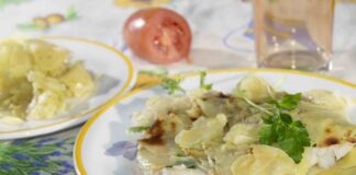 pesce in crosta di patate