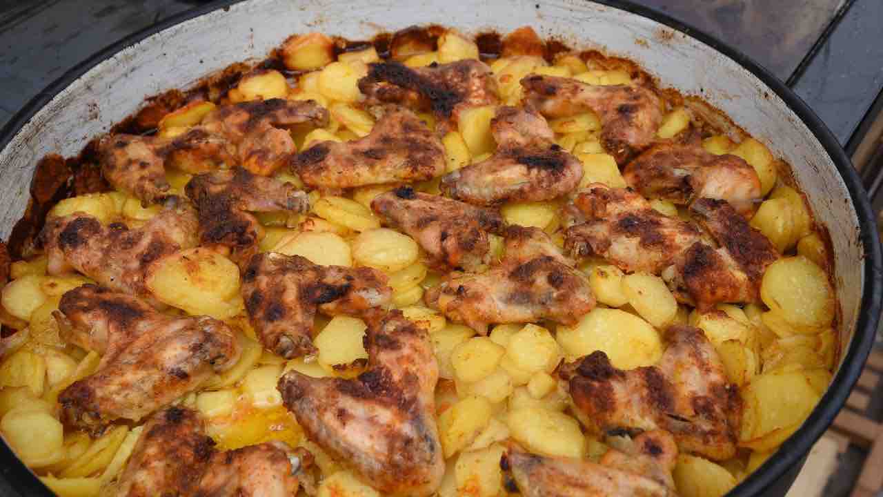 pollo e patate