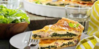 quiche cicoria e salssica