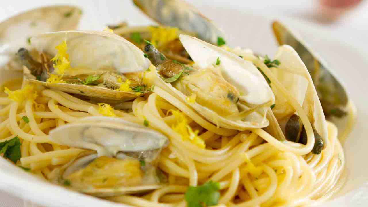 spaghetti vongole e limone