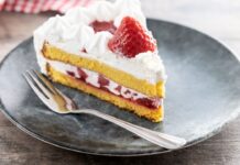torta fragole e panna