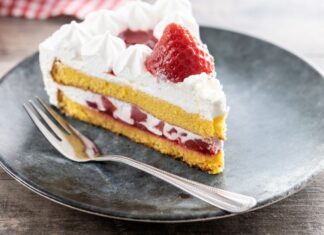 torta fragole e panna