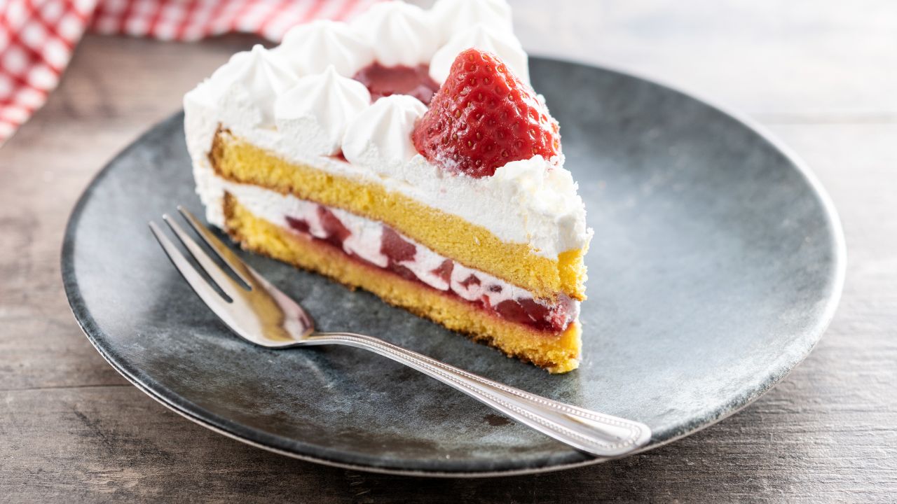 torta fragole e panna