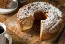 La colazione è migliore con una torta al cappuccino come questa torta la cappuccino